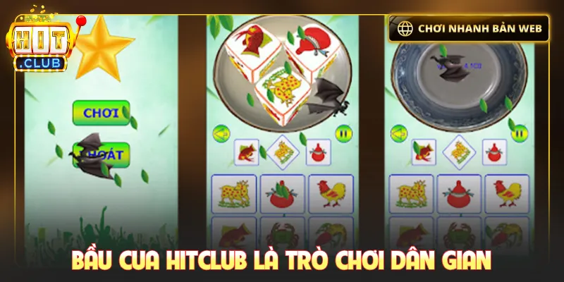 Bầu cua Hitclub là trò chơi dân gian