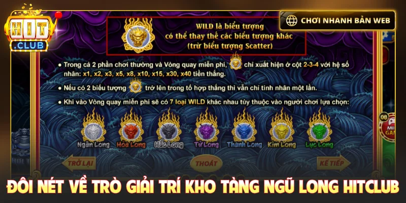 Đôi nét về trò giải trí Kho Tàng Ngũ Long Hitclub