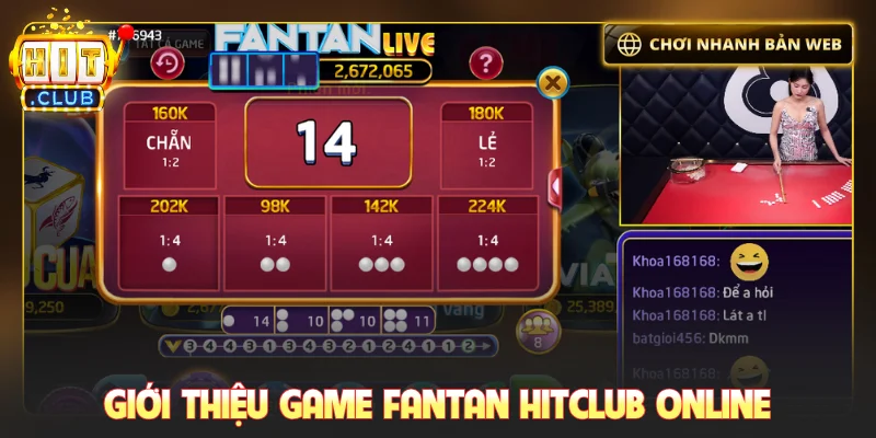 Giới thiệu game Fantan Hitclub online