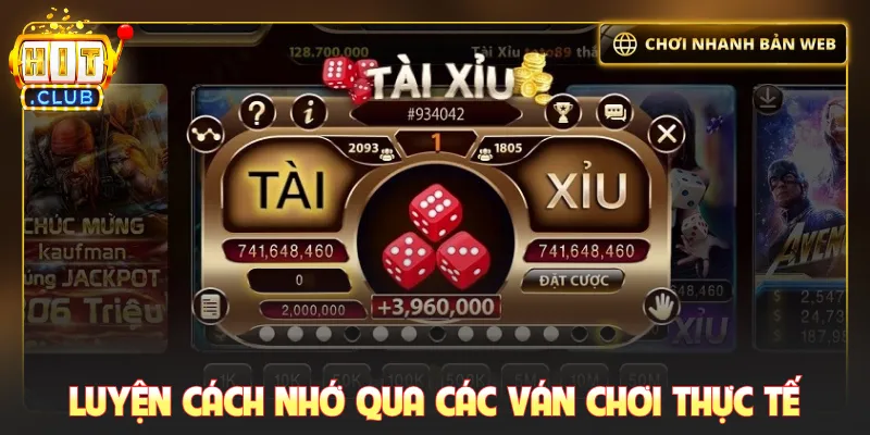 Luyện cách nhớ qua các ván chơi thực tế