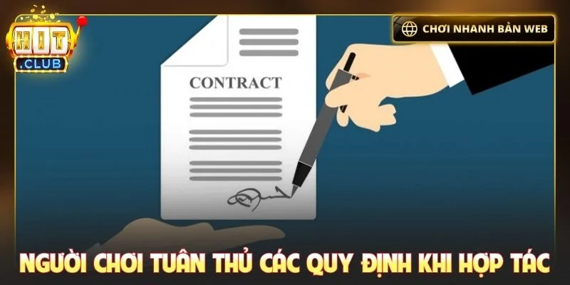 Người chơi cần tuân thủ các quy định khi hợp tác