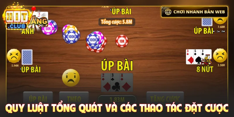 Quy luật tổng quát và các thao tác đặt cược