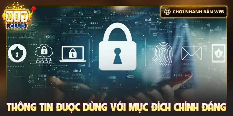 Thông tin người chơi được dùng với mục đích chính đáng