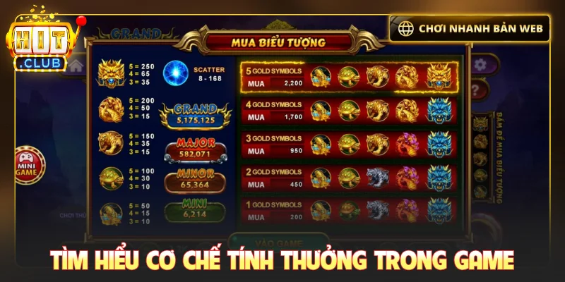 Tìm hiểu cơ chế tính thưởng trong game